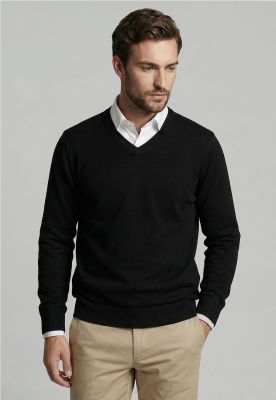 Sweater Arizona V-Neck Black