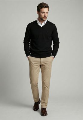 Imagen 2 del producto Sweater Arizona V-Neck Black