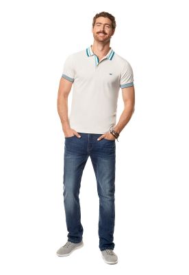 Imagen 2 del producto Polera Polo Vermont Ecru Melange