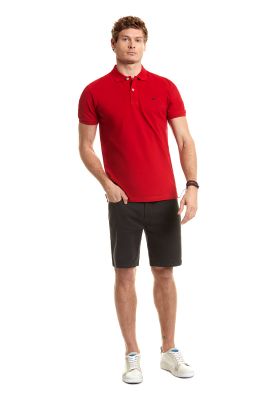 Imagen 2 del producto Polera Polo Básica Dk Red