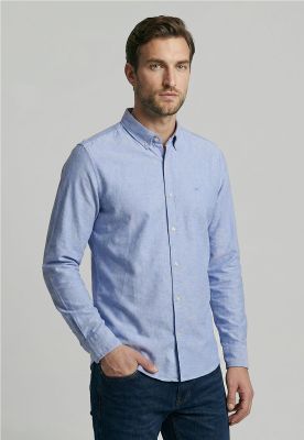 Camisa Sky Oxford Sport
