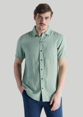 Camisa Taro Casual Turquoise
