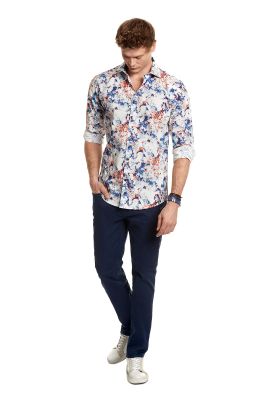 Imagen 2 del producto Camisa Estampada Madison Fj Ecru