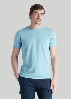 Polera Tres Cruces Casual Lt Blue