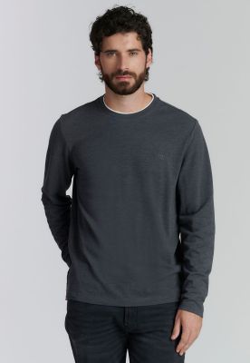 Polera Hoboken Fjs Graphito Melange