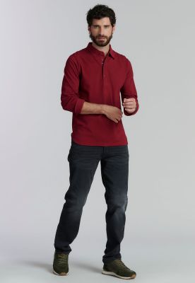 Imagen 2 del producto Polera Denver Fjs Burgundy