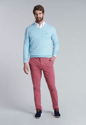 Imagen 2 del producto Sweater V Neck Melange F Lt Turquoise