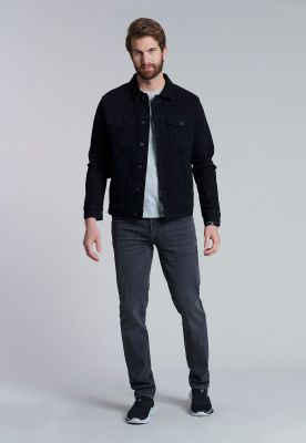 Imagen 2 del producto Chaqueta Basica Denim Fj Black