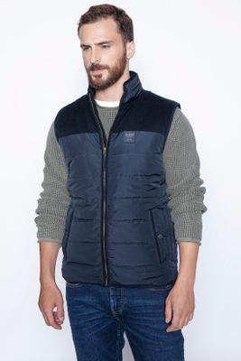 Vest Silver F Navy