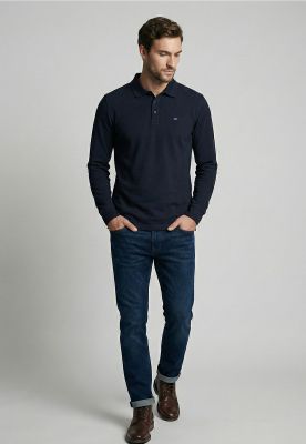 Imagen 2 del producto Polera Básica Ml Pique Navy