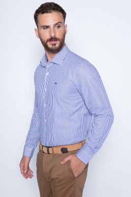 Camisa Striped Silver Sm Navy