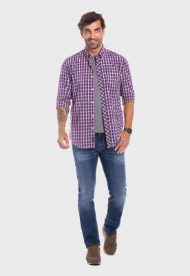 Imagen 2 del producto Camisa Checkered Bristol F Red