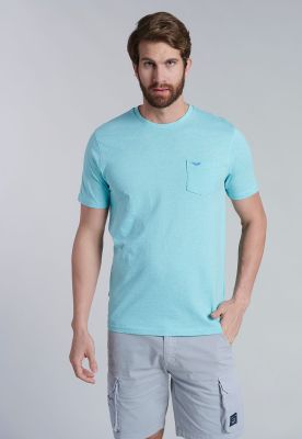 Imagen 1 del producto Polera Bolsillo Houston Lt Turquoise Melange