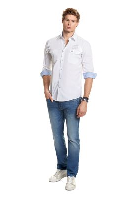 Imagen 2 del producto Camisa Poplin College Fj White