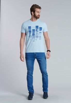 Imagen 2 del producto Polera Cincinnati Lt Turquoise Melange