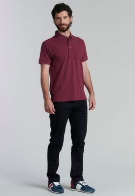 Imagen 2 del producto Polera Boston Fjs Merlot Melange