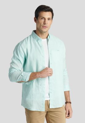 Camisa Leicester Heritage Aqua