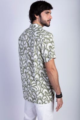 Imagen 2 del producto Camisa Estampada Hojas F Military