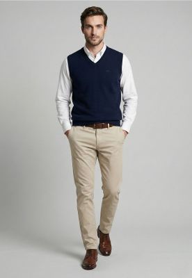 Imagen 2 del producto V-Neck Vest Alaska Navy