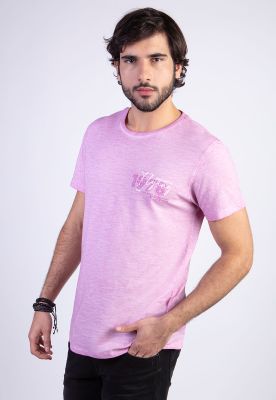 Polera Dirty Wash New York Pink