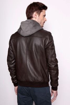 Imagen 2 del producto Chaqueta Cuero Dakota Fj Dk. Brown