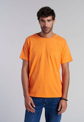 Polera Bolsillo Boston Orange