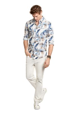 Imagen 2 del producto Camisa Estampada Garland Fj Ecru