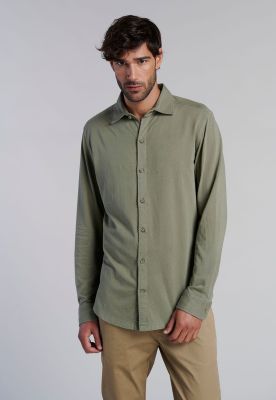 Camisa Jersey Garment Dyed F Military