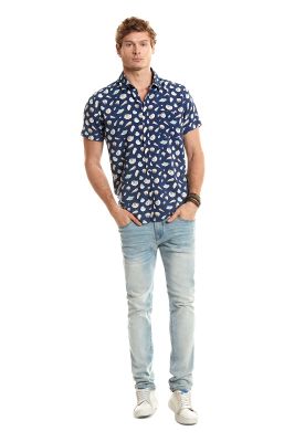 Imagen 2 del producto Camisa Estampada Hamptons Fj Navy