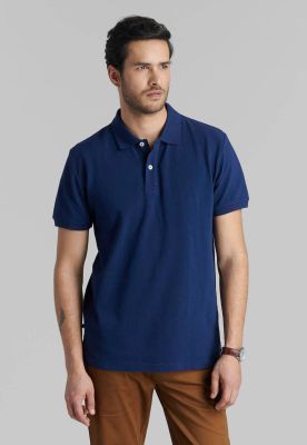 Polera Pique Básica Blue