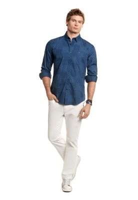 Imagen 2 del producto Camisa Estampada Georgia Fj Navy