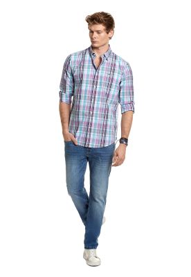 Imagen 2 del producto Camisa Checkered Color Fj Pink