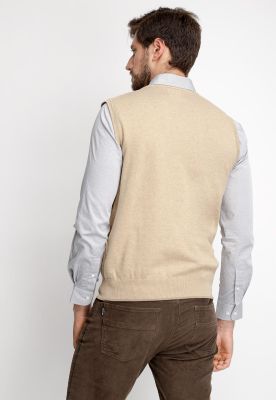 Imagen 2 del producto Sweater Sin Mangas Smart Casual Beige Melange