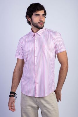 Camisa Listada Lancaster F Red