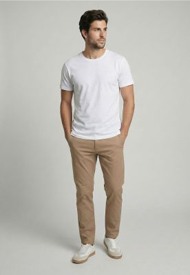 Imagen 2 del producto Pantalón Twill Without Pleats Khaki