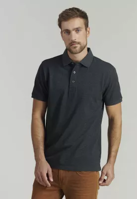 Polera Boston Fjs Dk Grey Melange