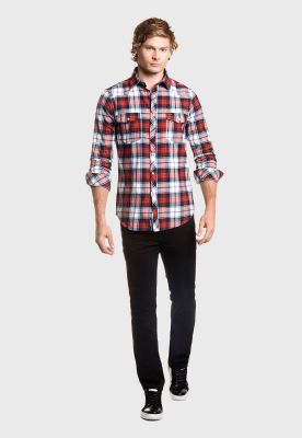 Imagen 2 del producto Camisa Checkered San Diego Fj Red