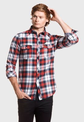 Camisa Checkered San Diego Fj Red