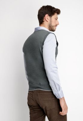 Imagen 2 del producto Sweater Sin Mangas Smart Casual Grafito Melange