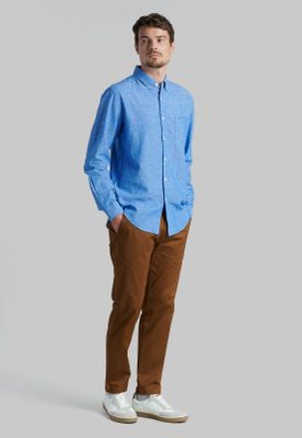 Imagen 2 del producto Camisa Sport Lino Lowell Blue