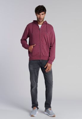 Imagen 2 del producto Polerón Basico Massachussets Burgundy Melange