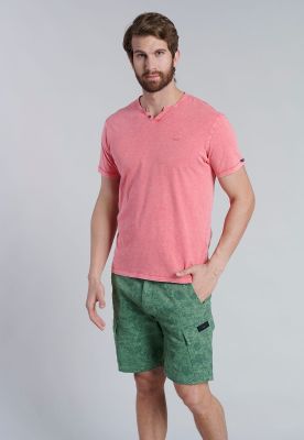 Polera Henley Oregon Lt Coral