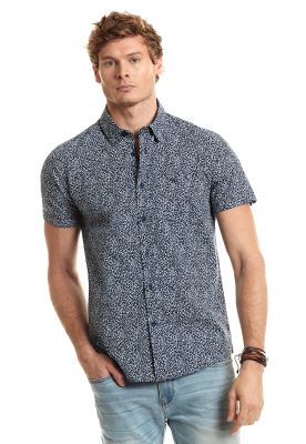 Camisa Estampada Utah F Navy