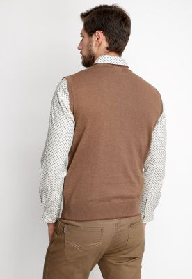 Imagen 2 del producto Sweater Sin Mangas Smart Casual Coffe Melange