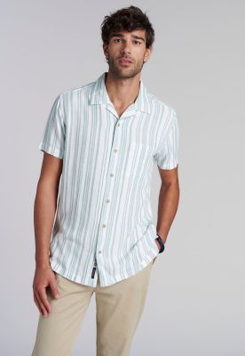 Camisa Listada Sport Fj Green