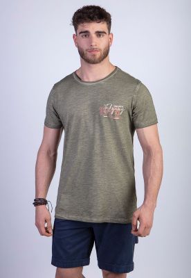 Polera Dirty Wash New York Military