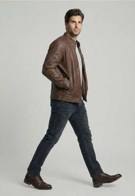 Imagen 2 del producto Chaqueta De Cuero Memphis Dk Camel