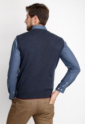 Imagen 2 del producto Sweater Sin Mangas Smart Casual Navy Melange