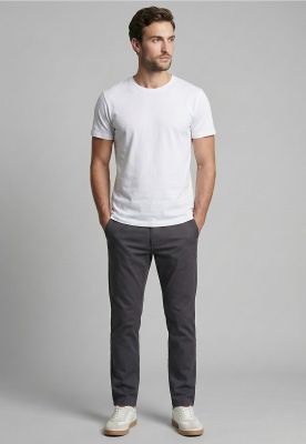 Imagen 2 del producto Pantalón Twill Without Pleats L/31 Dk Grey