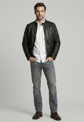 Imagen 2 del producto Chaqueta de Cuero Black Memphis